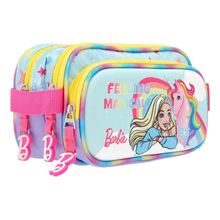 Lapicera Triple Yadatex Barbie Unicornio Azul