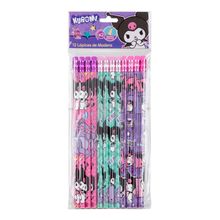 Lápiz HB N.2 Berry Hip Kuromi 12 piezas