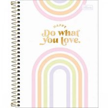 Cuaderno Profesional Raya Tilibra Happy Colors 160 hojas