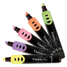 Marcatextos Azor Punta Cincel Vision Plus Pastel Varios Colores 2 piezas