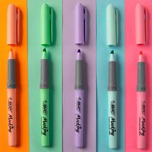 Marcatextos Punta Cincel Bic Making Pastel Punta Cincel 5 piezas