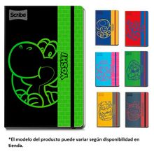 Cuaderno Forma Francesa Rayado Scribe Cosido Mario Bros 100 hojas