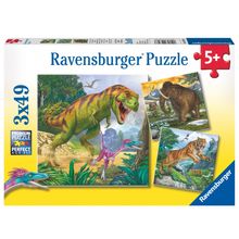 Rompecabezas Ravensburger Prehistóricos 3x49 piezas