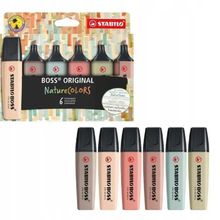 Marcatextos Stabilo Boss Original Nature 6 piezas