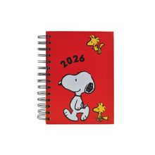 Agenda Diaria 2026 Danpex Snoopy Roja
