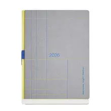 Agenda Semanal 2026 Miquel Rius Plus Líneas Gris Basics