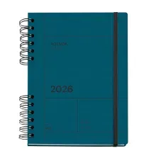 Agenda Diaria 2026 Miquel Rius Plus Wire-O Marino Basics