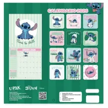 Calendario 2026 Upak Stitch Pijamada