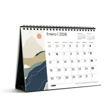 Calendario Sobremesa 2026 Miquel Rius Mountains A5