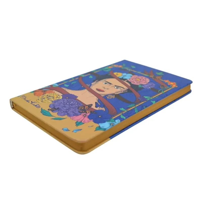 libreta_ejecutiva_danpex_raya_frida kahlo_azul_inclinada