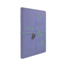 Libreta Ejecutiva Danpex Punteada Hello Kitty Lila 96 Hojas