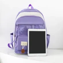 Mochila y Accesorios Aoku Luck Lila 5pzs