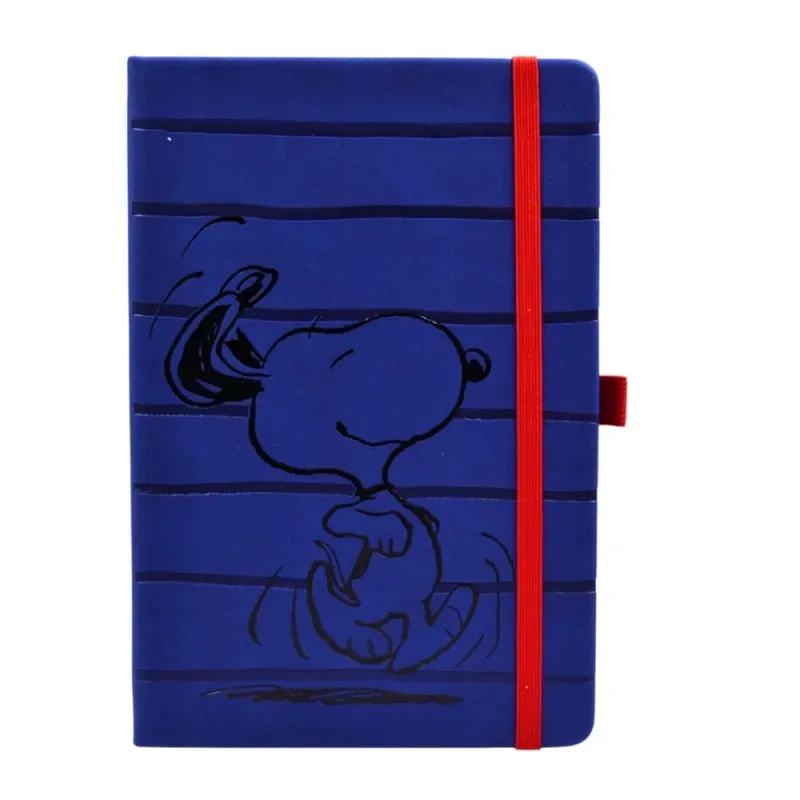 libreta_ejecutiva_danpex_premium_raya_snoopy_azul_frente