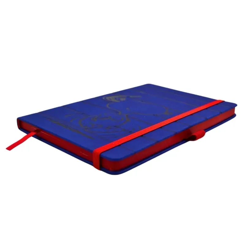 libreta_ejecutiva_danpex_premium_raya_snoopy_azul_inclinada