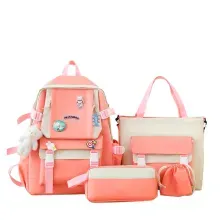 Mochila y Accesorios Aoku Luck Rosa 4pzs