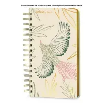 Agenda 2026 Mooving Pocket Espiralada Boho Varios Modelos 1pz