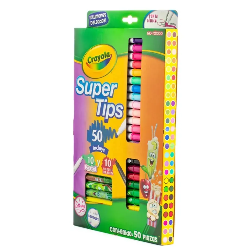 set_plumones_super_tips_crayola_lavables_lado_derecho