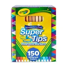 Plumones Super Tips Crayola | Trazo Grueso | 150 Piezas
