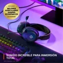 Audífonos Alámbricos SteelSeries Arctis Nova 1 Negro