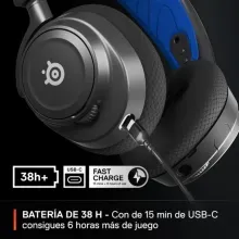 Audífonos Alámbricos SteelSeries Arctis Nova 7P Negro