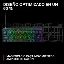 Teclado Alámbrico SteelSeries Apex 9 Mini Negro