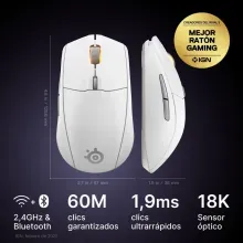 Mouse Inalámbrico SteelSeries Rival 3 WL Gen 2 Blanco