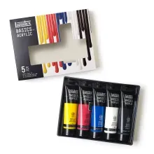 Pintura Acrílica Liquitex Basics School V2 118ml 5 tubos