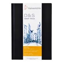 Libreta de Dibujo Sketch A5 Hahnemühle 140g 80 Hojas Negra