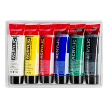 Pintura Acrílica Amsterdam 20ml 6 Tubos