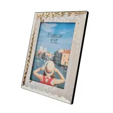 Portarretrato Quadrum 6x8 Plateado
