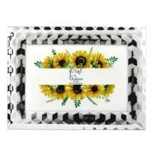 Portarretrato Quadrum 4x6 Plateado