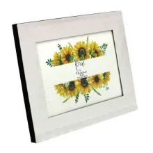 Portarretrato Quadrum 4x6 Plateado