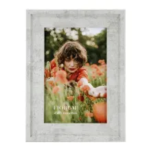 Portarretrato Quadrum MDF 4x6 Blanco