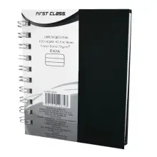 Cuaderno Engargolado First Class | Raya | 100 Hojas | 14.5x12 cm