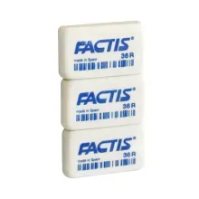 Gomas Factis 36R | Blíster | 3 Piezas | 14.5x8 cm