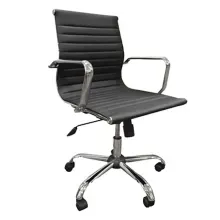 Silla Básica de Oficina Modell Negra