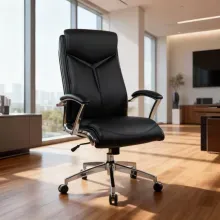 Silla Ejecutiva OfficeMax Atessa Ergonómica Negra