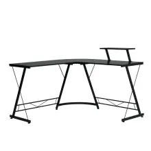 Escritorio en L Laos Negro