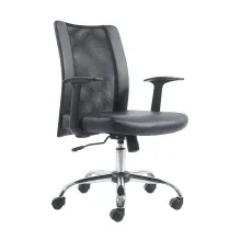 Silla de Oficina Stuk Ergonómica Charlotte Negra