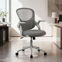 Silla de Oficina Stuk Ergonómica York Gris
