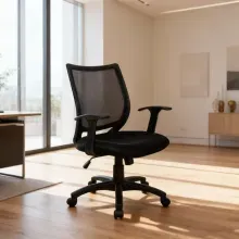 Silla Básica Stuk Belfor Ergonómica Negra