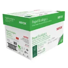 Caja de Papel Tamaño Carta Xerox Ecológico 93% Blancura 5000 hojas