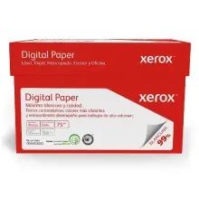 Caja de Papel Tamaño Carta Xerox Multipropósito Digital 99% Blancura 5000 hojas