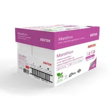 Caja de Papel Tamaño Carta Xerox Marathon Pony 99% Blancura 2500 hojas