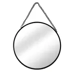 set_3espejos_pared_circular_negro_frente