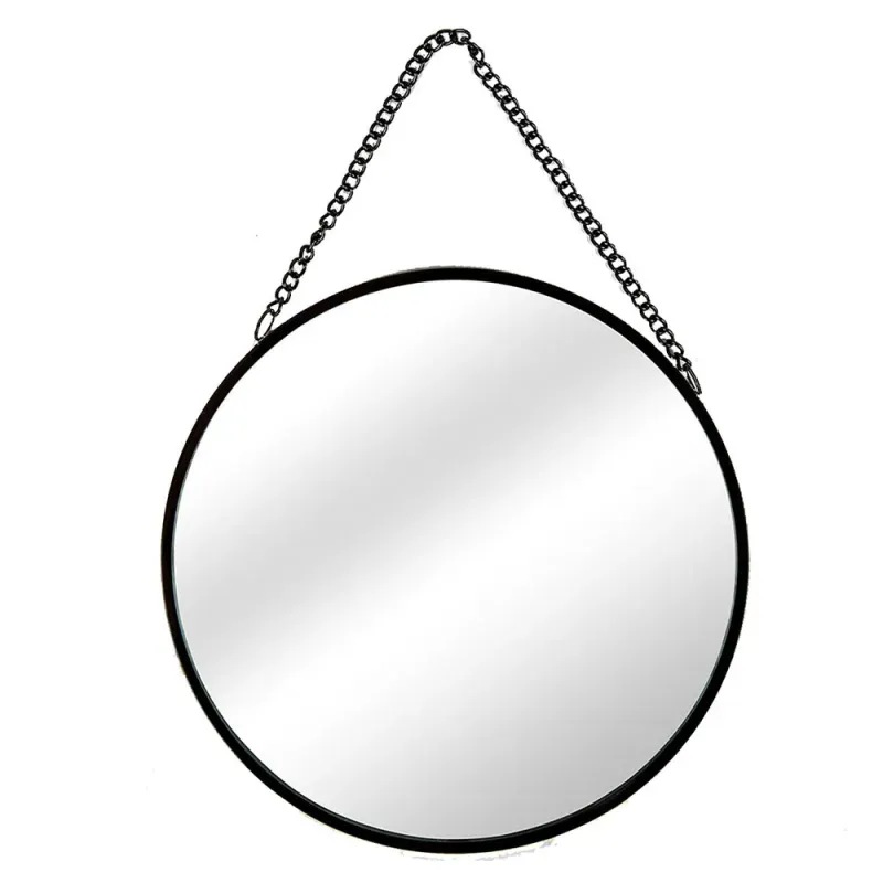 set_3espejos_pared_circular_negro_frente