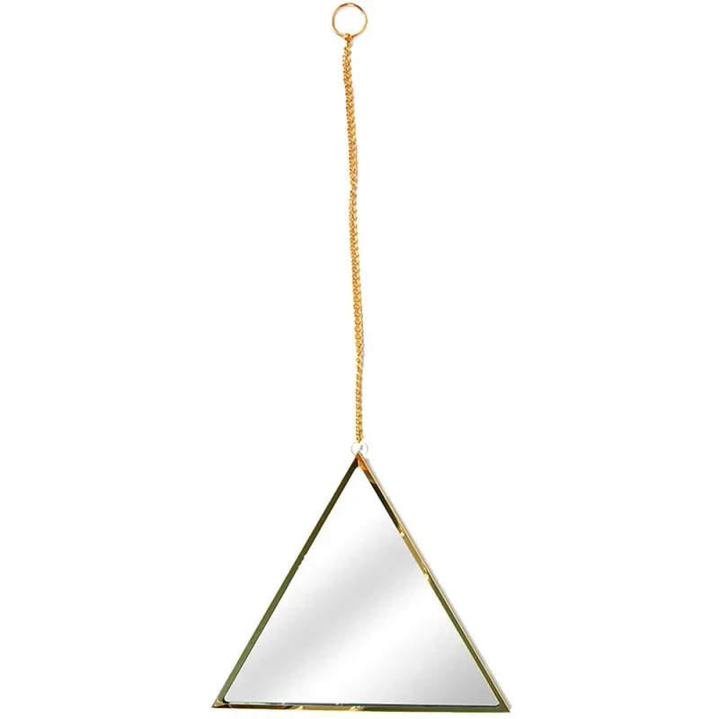 set_3espejos_pared_triangular_dorado_frente