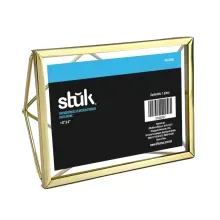 Portarretrato Metálico 3D | 4×6" | Color Oro