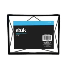 Portarretrato Metálico 3D | 5×7" | Color Negro