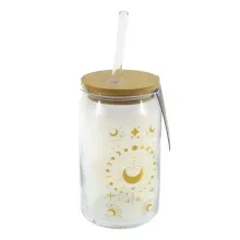 Botella 550 ml con diseño de luna | Constelaciones